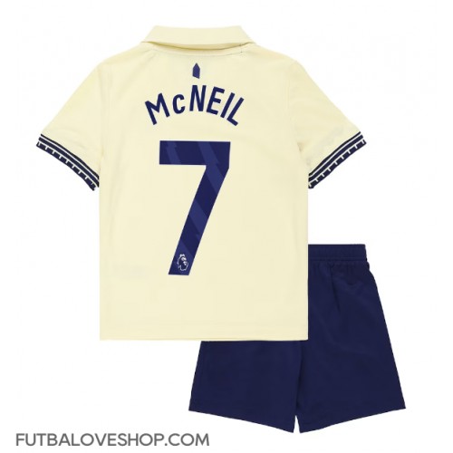 Dres Everton Dwight McNeil #7 Preč pre deti 2025-26 Krátky Rukáv (+ trenírky)